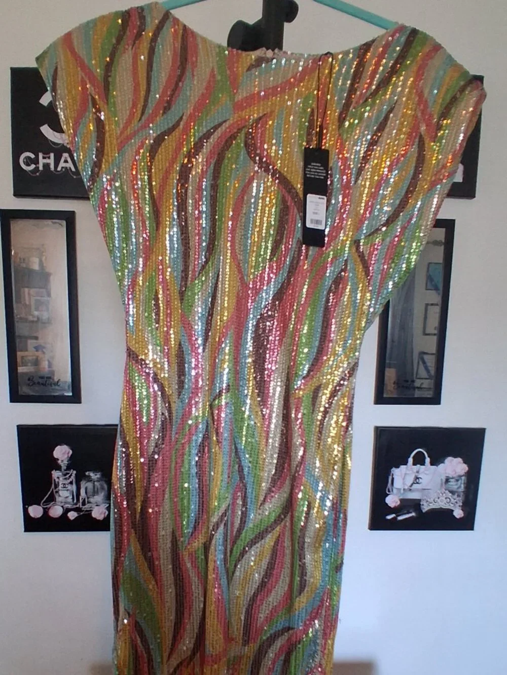 Hailey Sequin Mini Dress - Picture 1 of 5